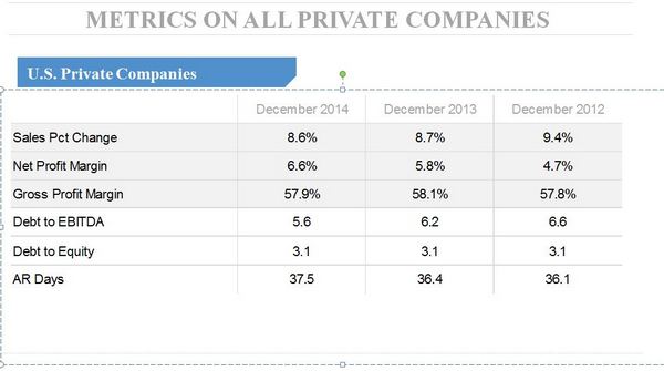 Private Company Growth Chart