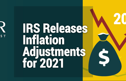 IRS Releases Inflation Adjustments for 2021