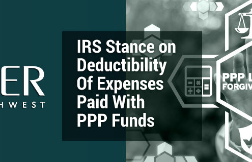 IRS Stance on Deductibility Of Expenses Paid With PPP Funds