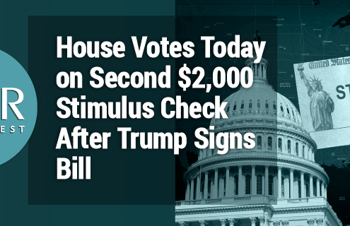House Votes Monday on Second $2,000 Stimulus Check After Trump Signs Bill