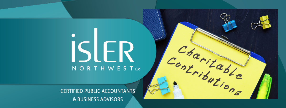 Proving Noncash Charitable Contributions - Isler Northwest, LLC
